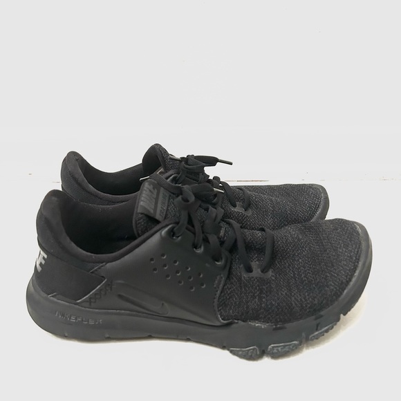 Nike Men’s Flex Control 3 Runners All Black - Size 8 - Picture 5 of 8